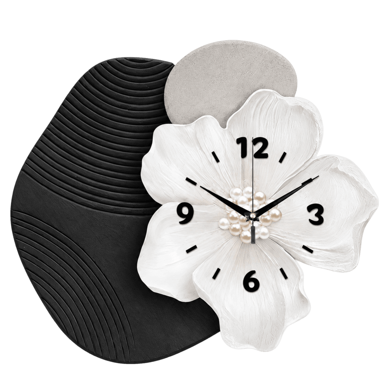 Creative Minimalist Floral Wall Clock