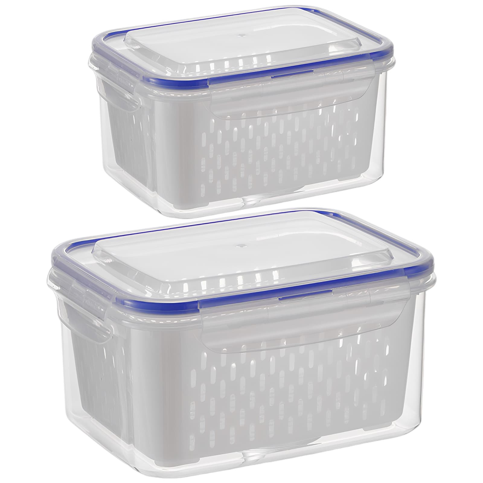 2 Pcs Food Storage Container Set