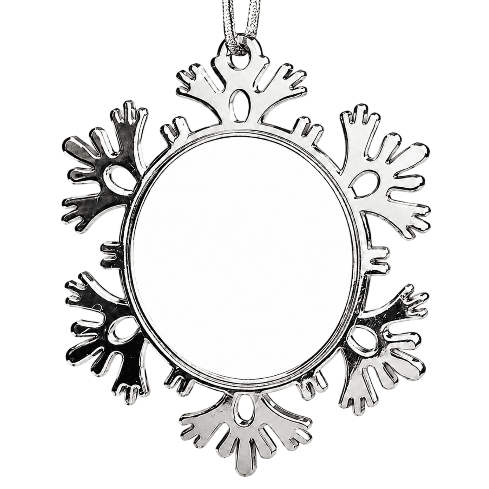 Sublimation Metal Snowflake Ornaments