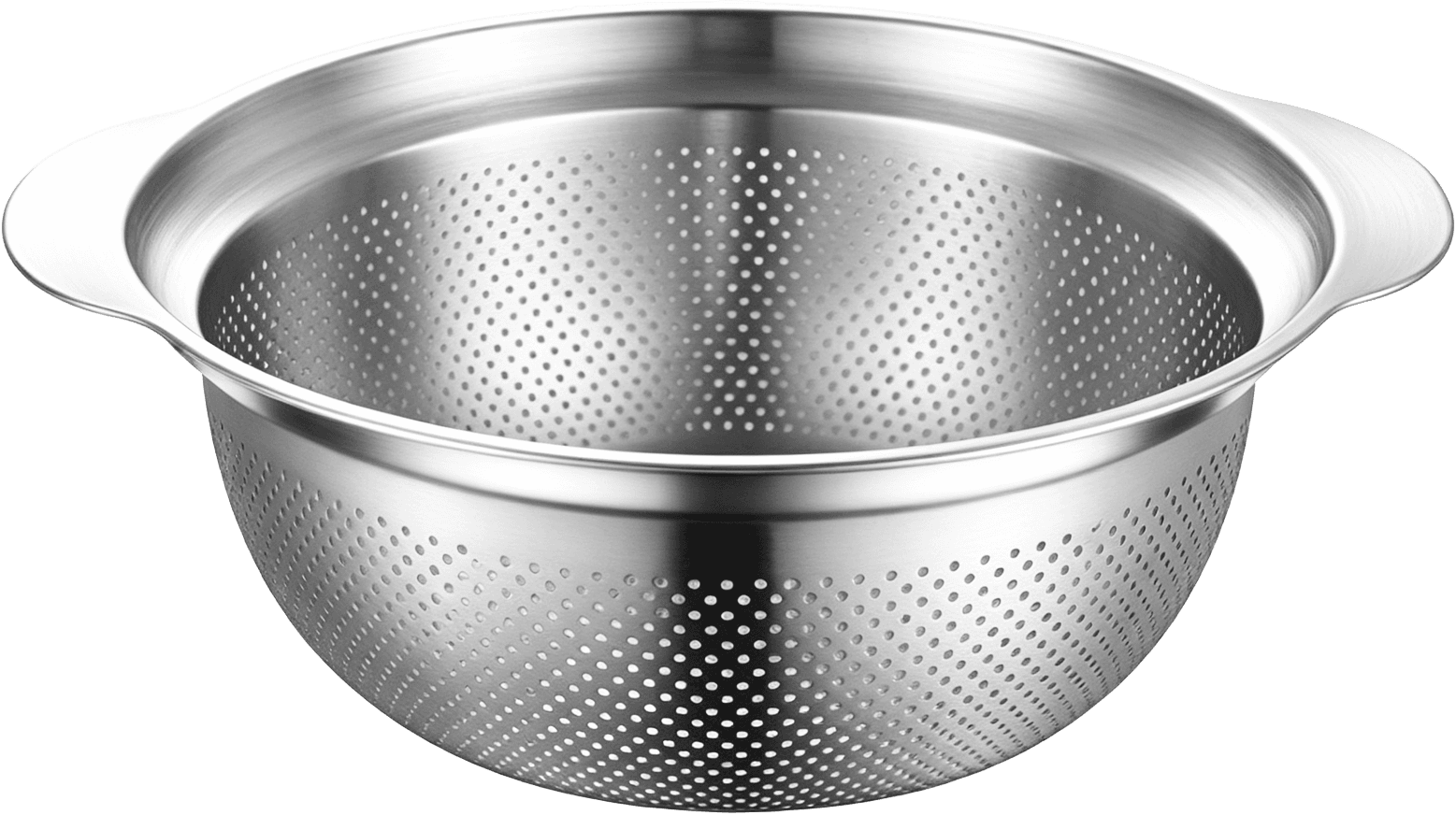 Premium Stainless Steel Colander & Rice Washing Bowl