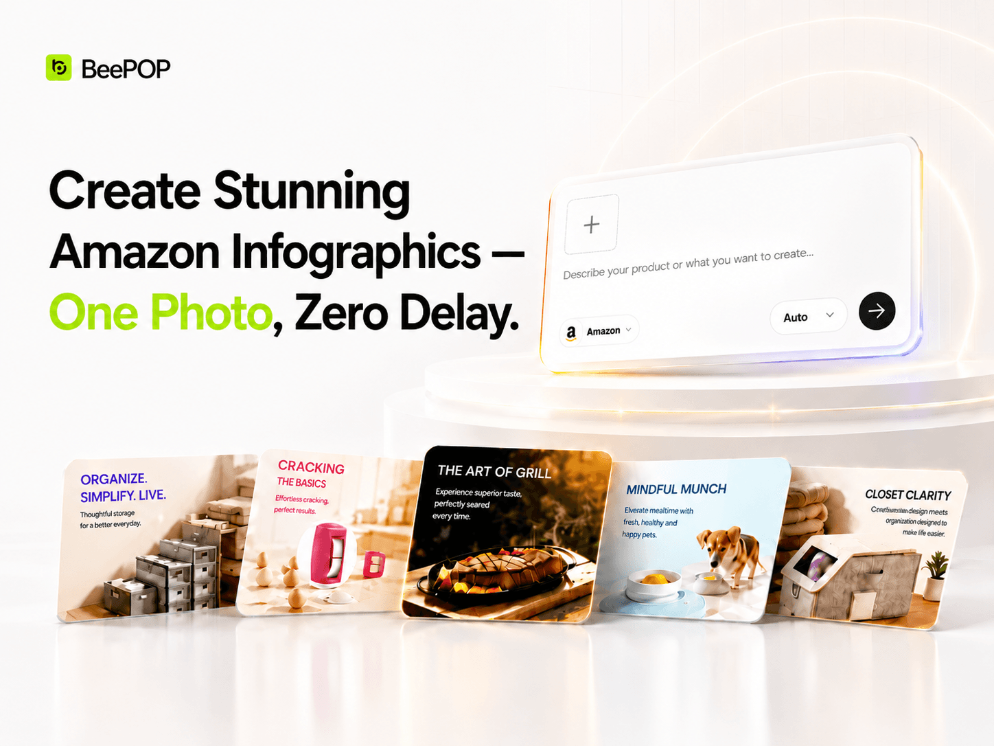 Create Stunning Amazon Infographics — One Photo, Zero Delay.