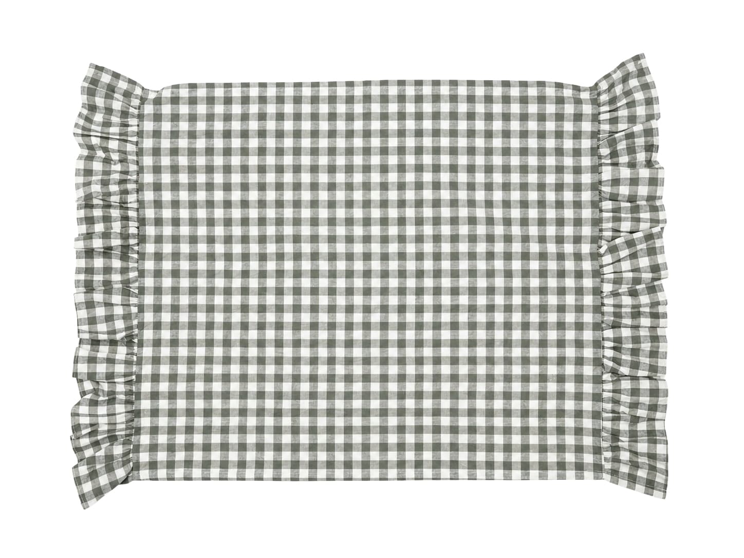 Gingham Ruffled Kitchen Towels