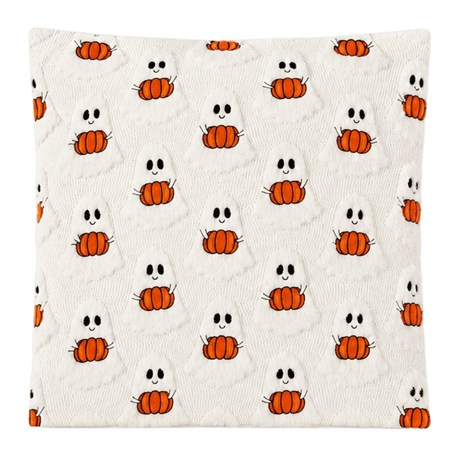BeePop Quilted Halloween Ghost Pumpkin Pillow Covers