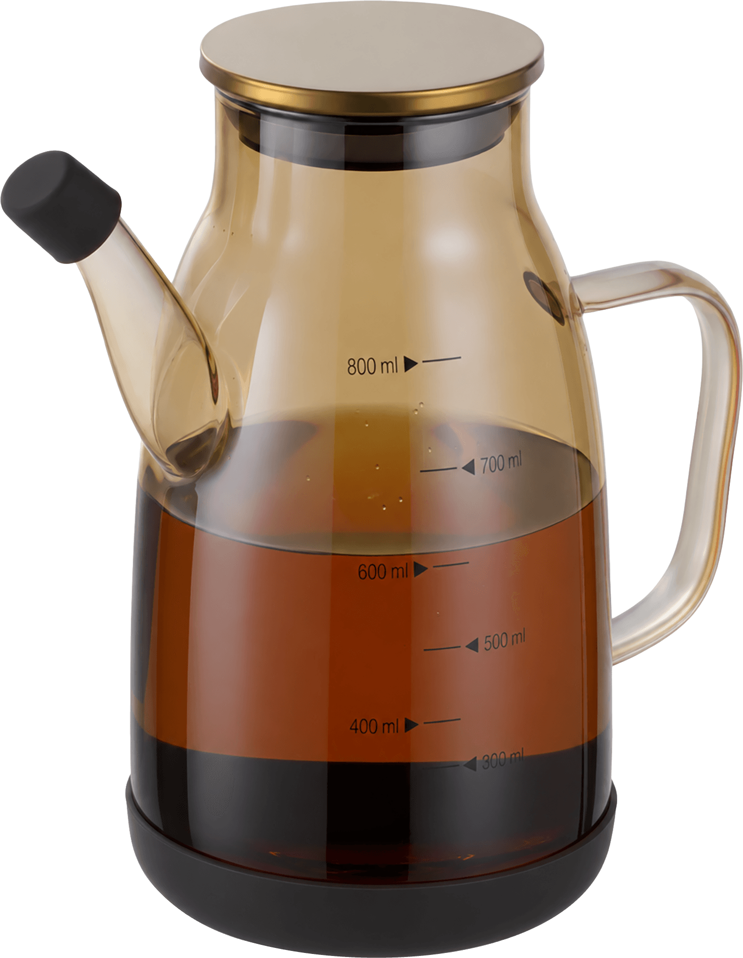 Amber Glass Oil Dispenser
