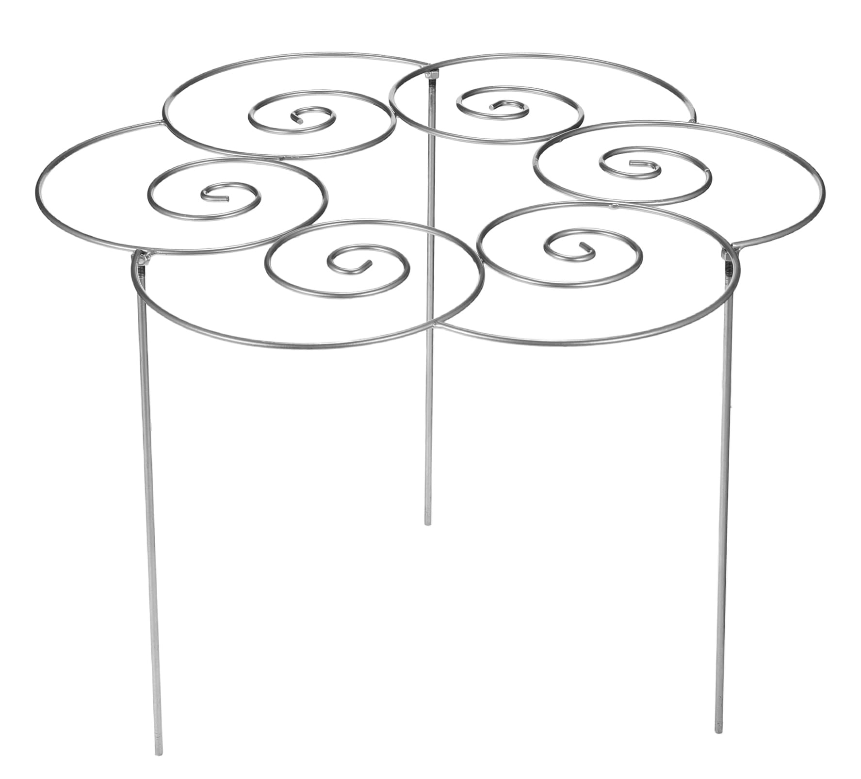 Cloud Spiral Metal Plant Support Rings
