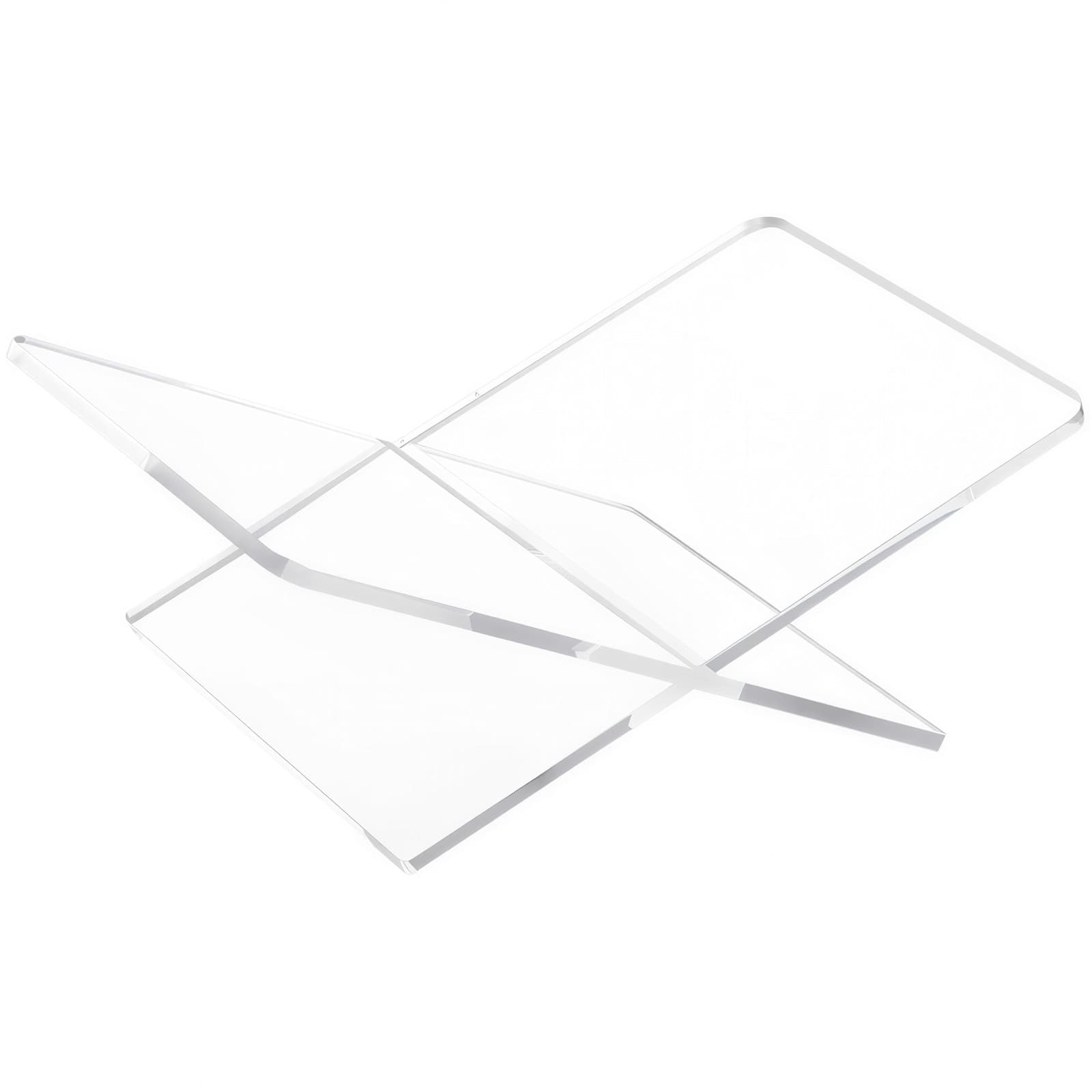 Acrylic X-Shaped Book Display Stand
