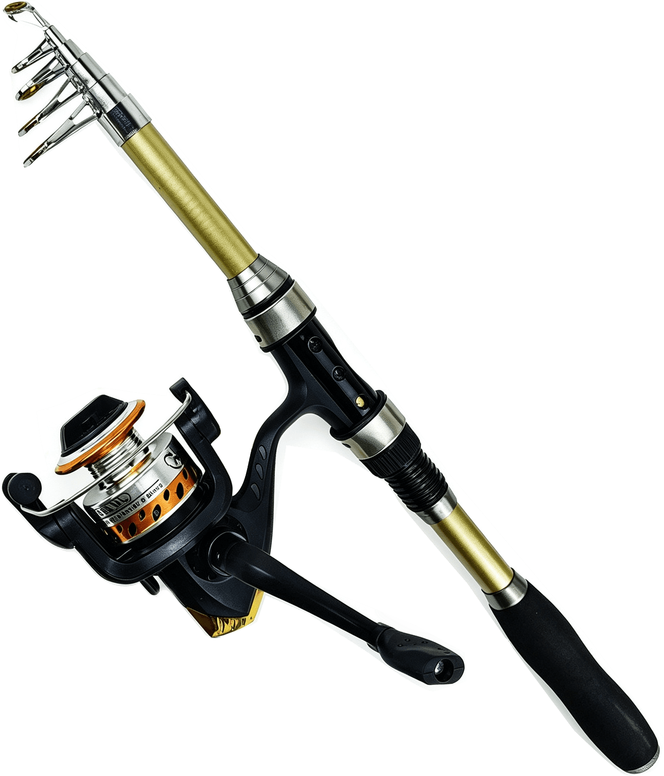 Compact Telescopic Fishing Rod & Reel Combo Set