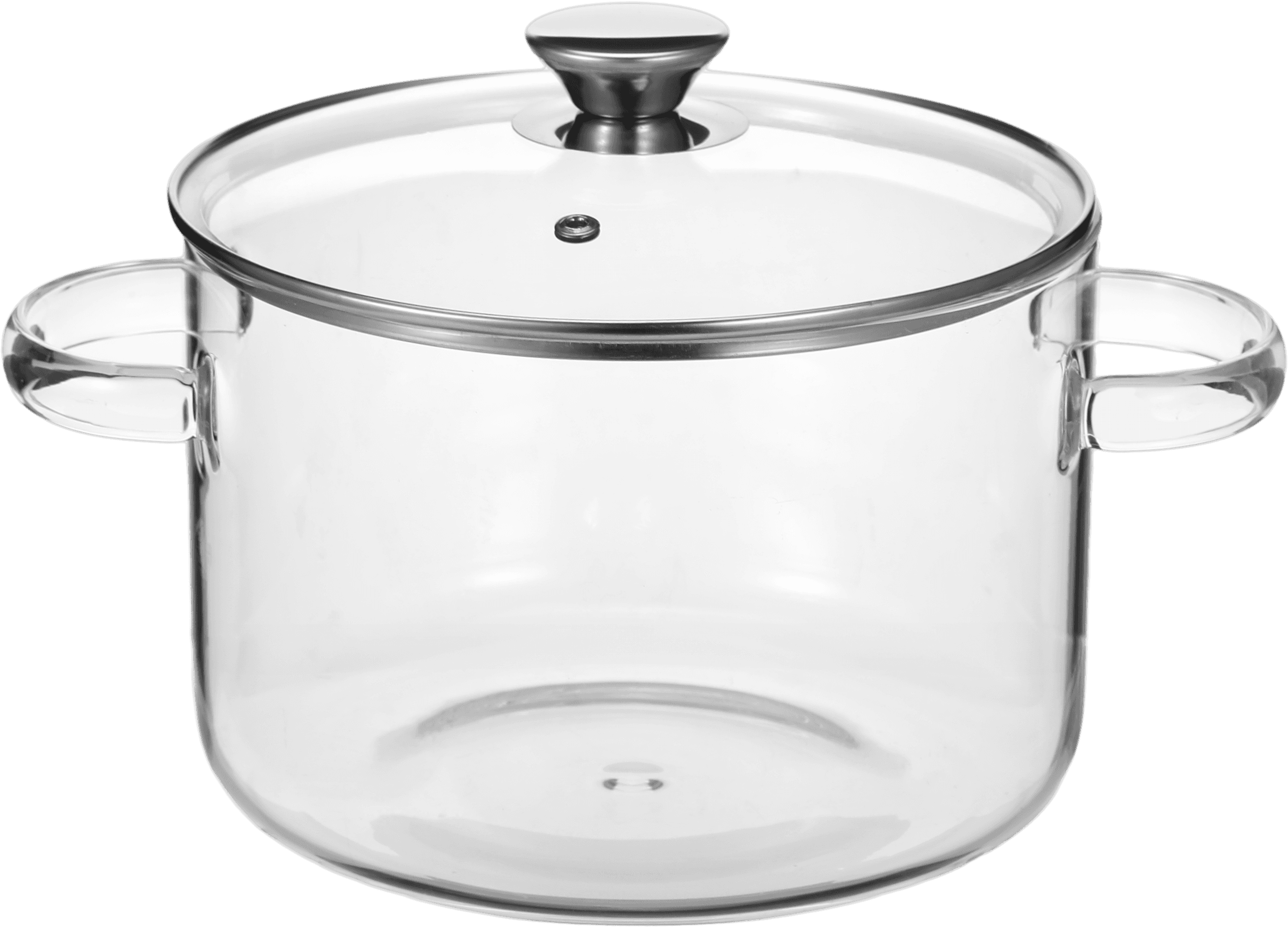 3.7 Qt Glass Simmer Pot with Lid