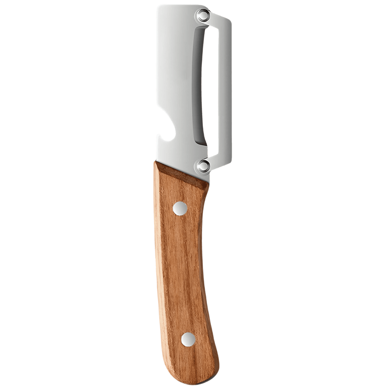 Multi-Functional 3-in-1 Vegetable Peeler with Wood Handle
