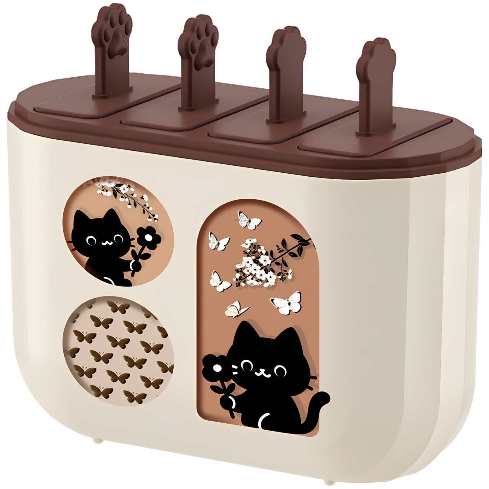 Adorable Paw Ice Pop Molds