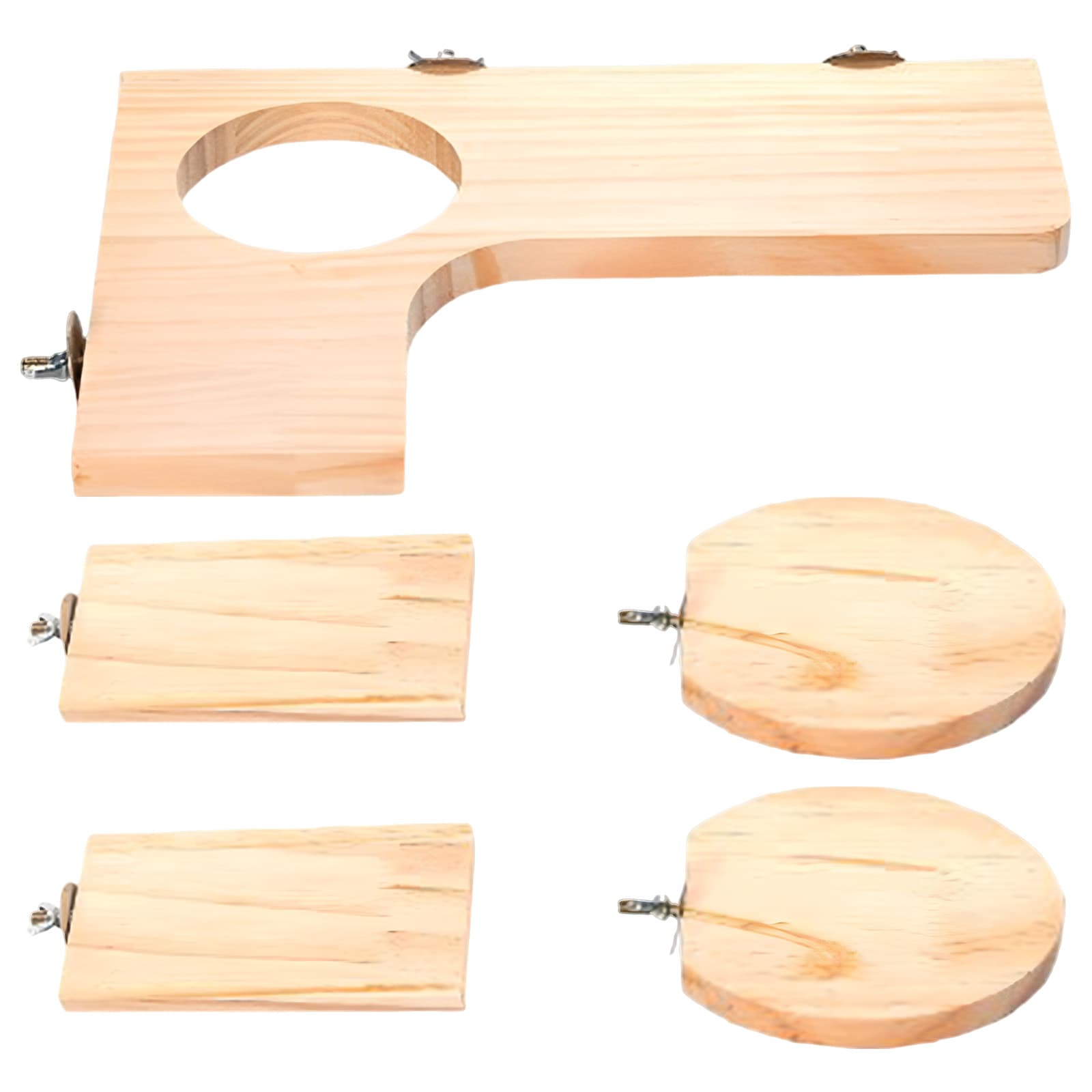 Wooden Chinchilla Cage Platforms Set