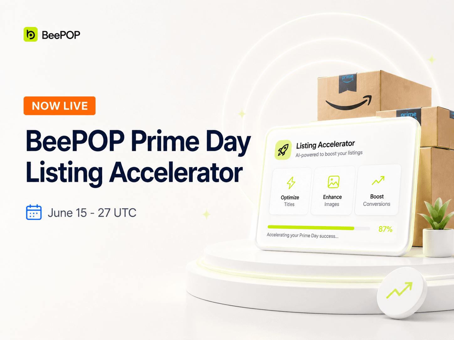 BeePOP Prime Day Listing Accelerator