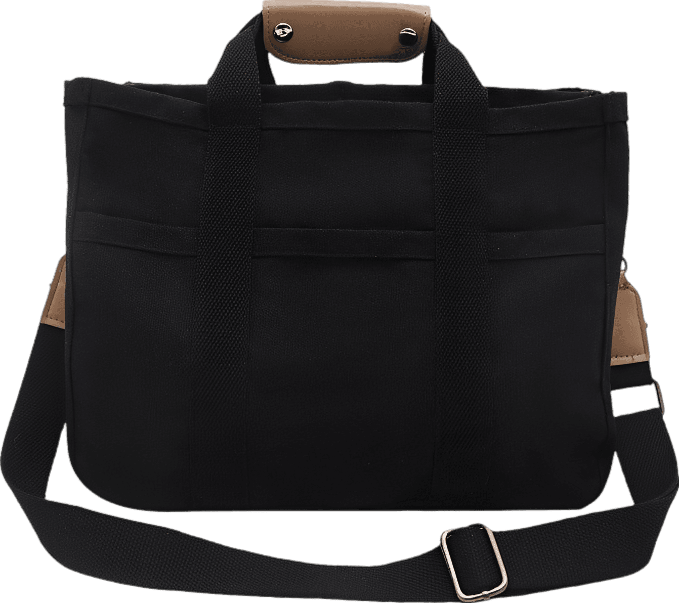 Women's Canvas Multi-Pocket Tote Bag
