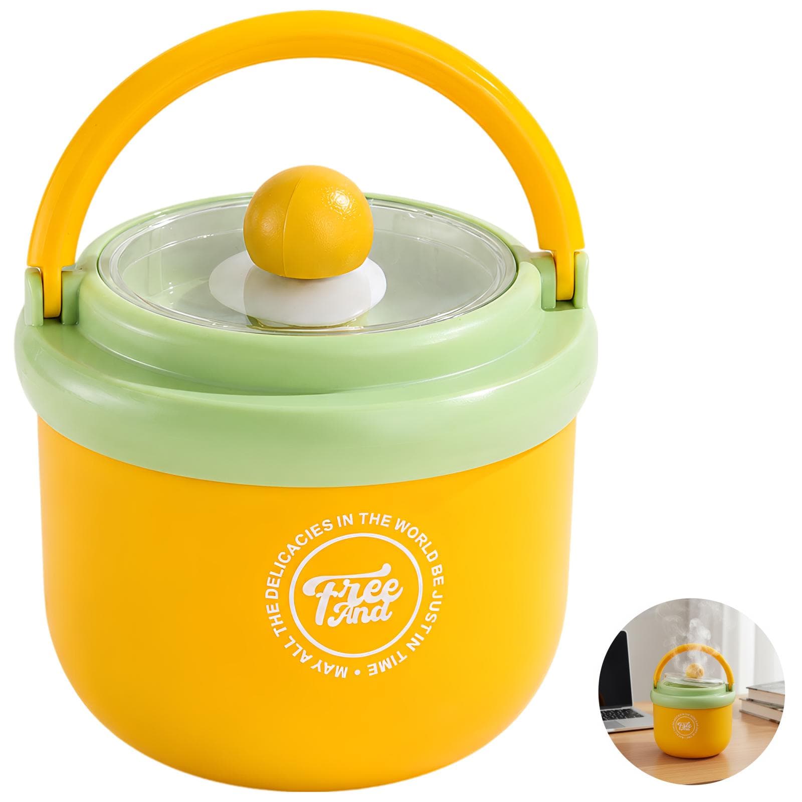16.9 oz Portable Stainless Steel Insulated Food Jar