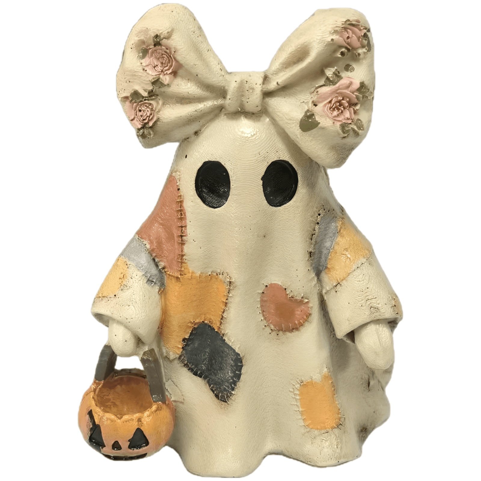 Vintage Patchwork Ghost Decor