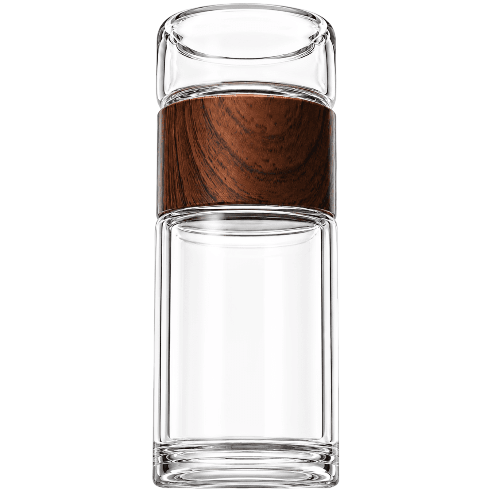 Double-Wall Glass Tea Infuser Tumbler