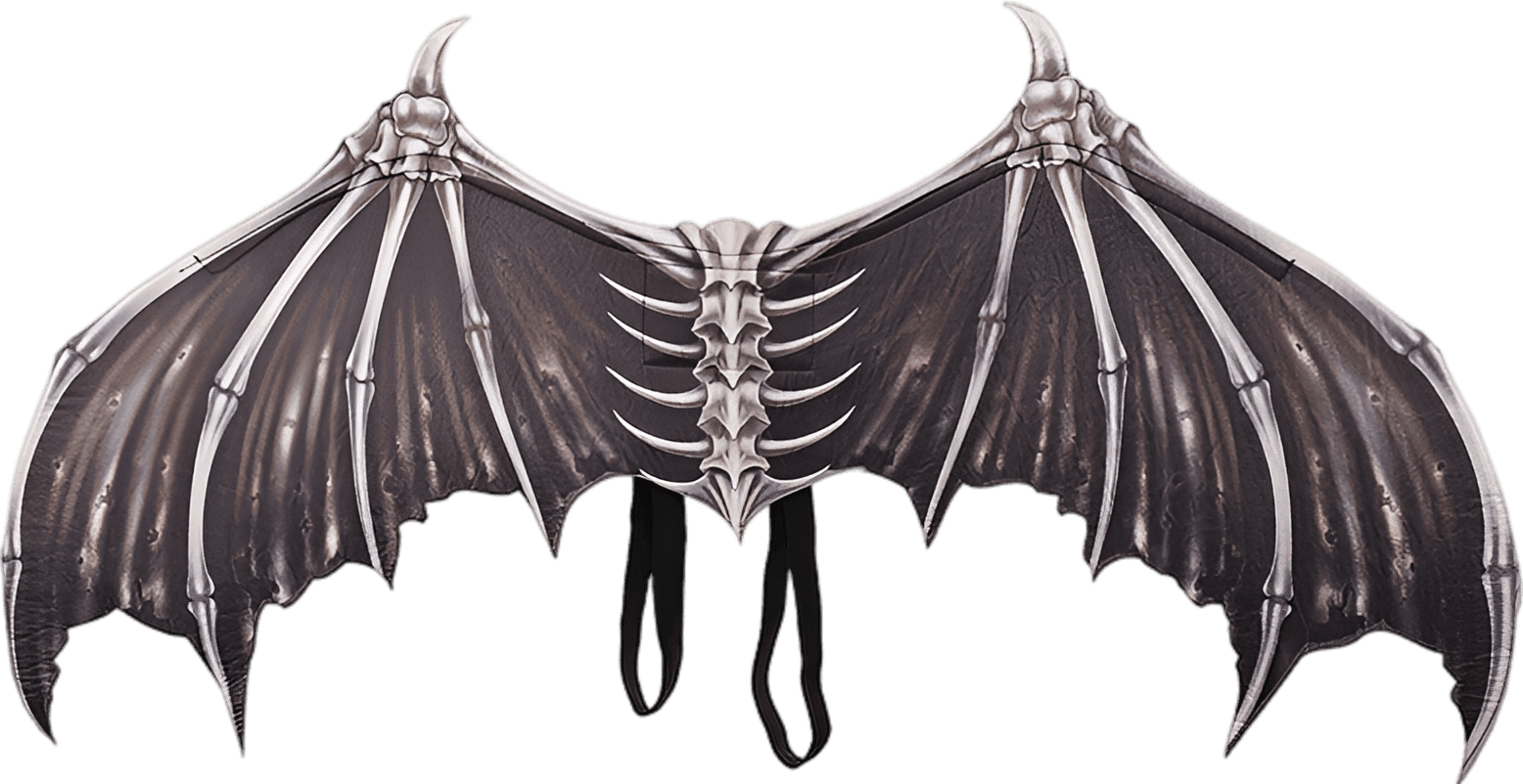 Gothic Devil Skeleton Wings