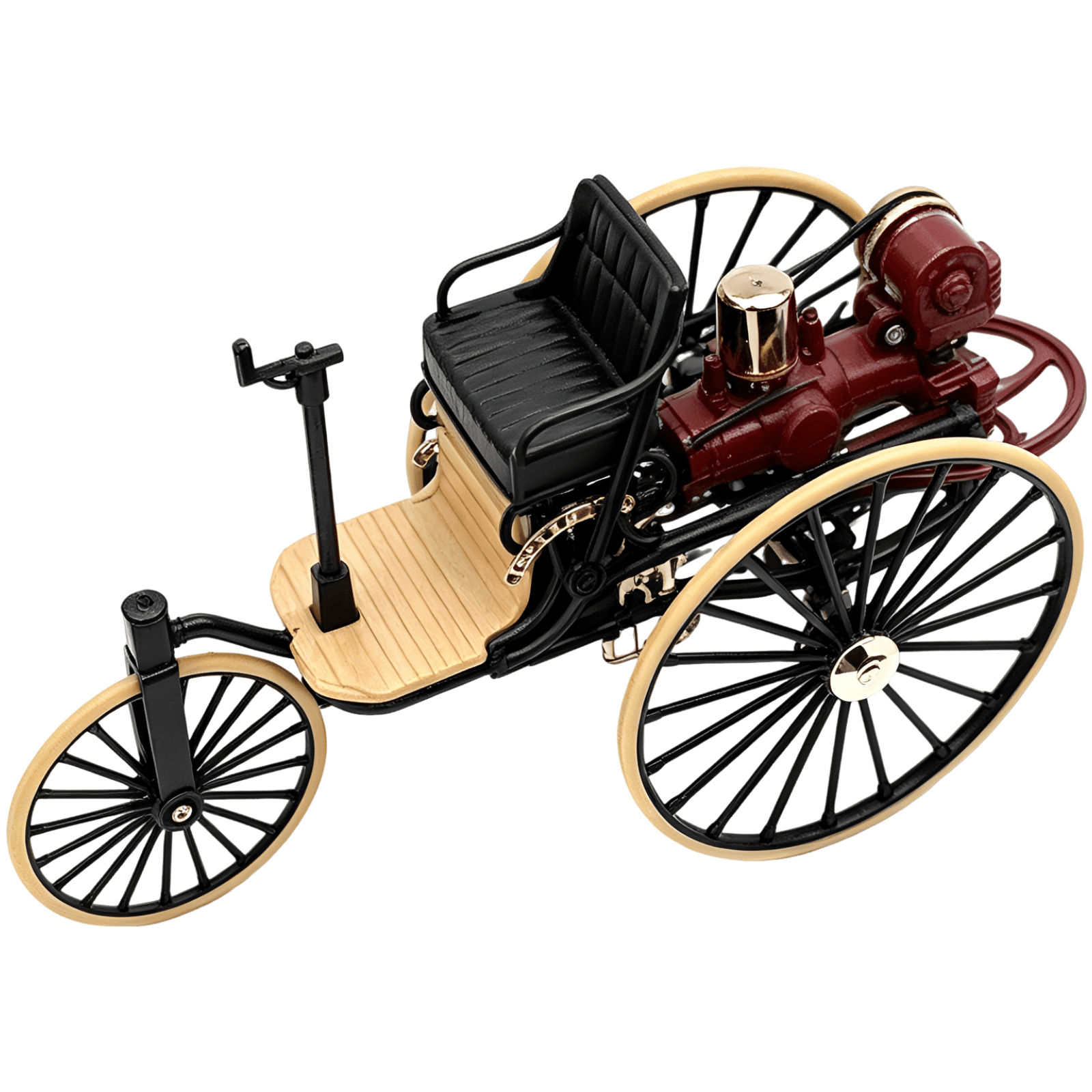Vintage Three-Wheeler Die-Cast Replica