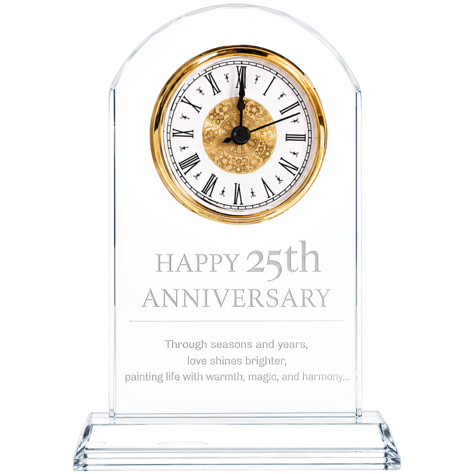 Crystal Desk Clock