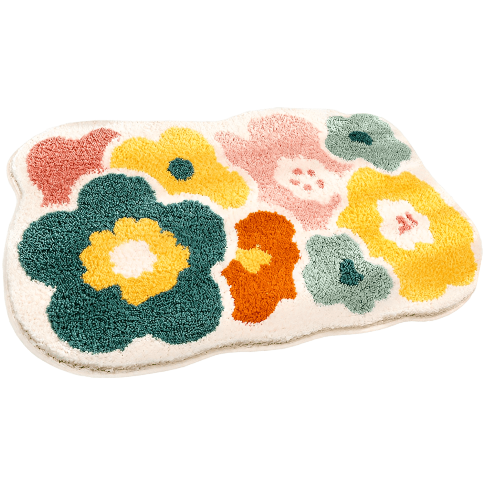 Floral Bathroom Rug