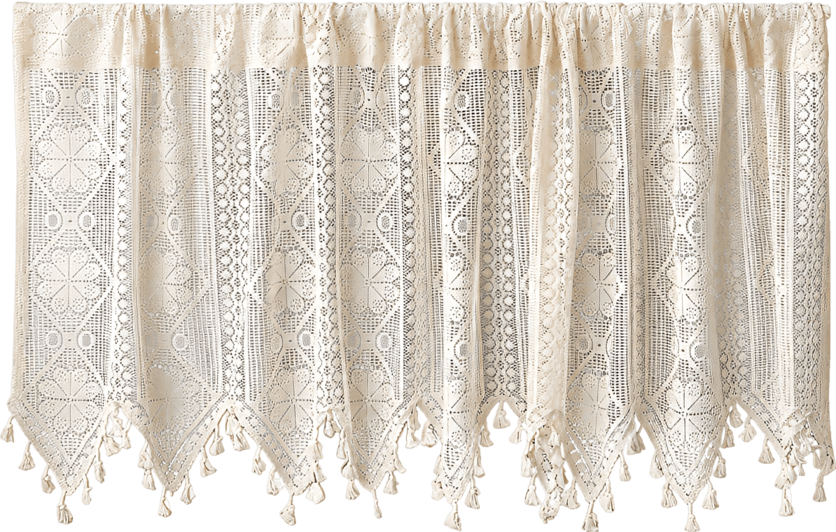 French Lace Doorway Curtain