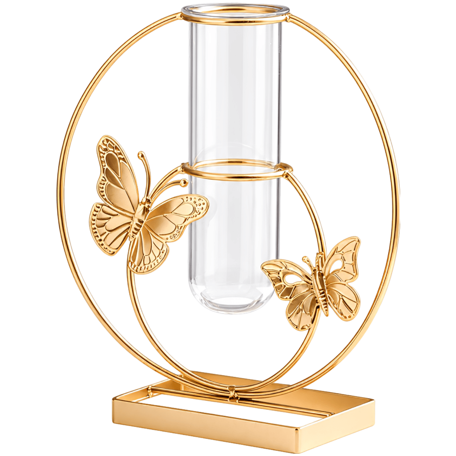 3D Butterfly Hydroponic Glass Vase