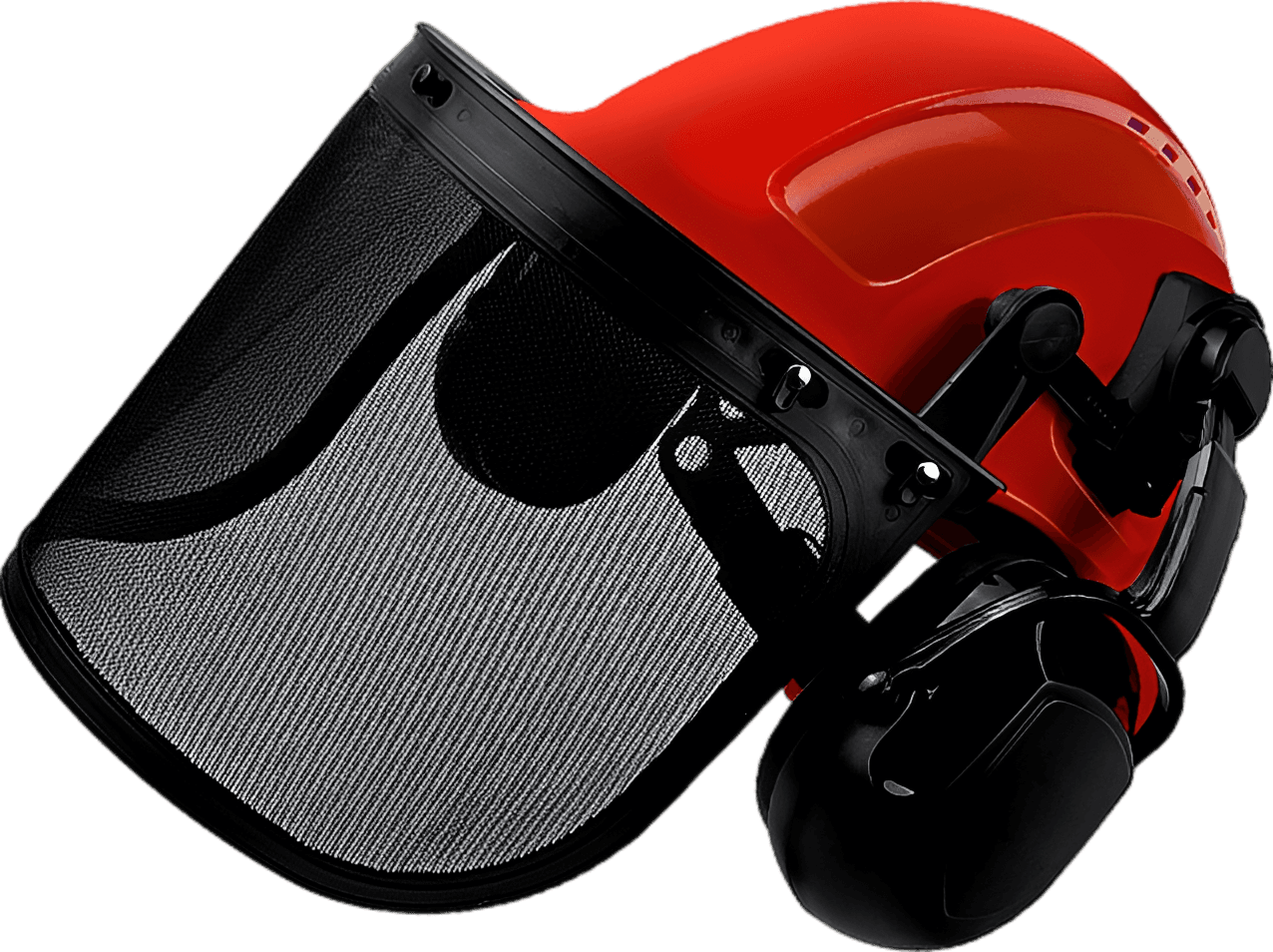 Professional 3-in-1 Chainsaw Safety Helmet with Visor & Ear Muffs