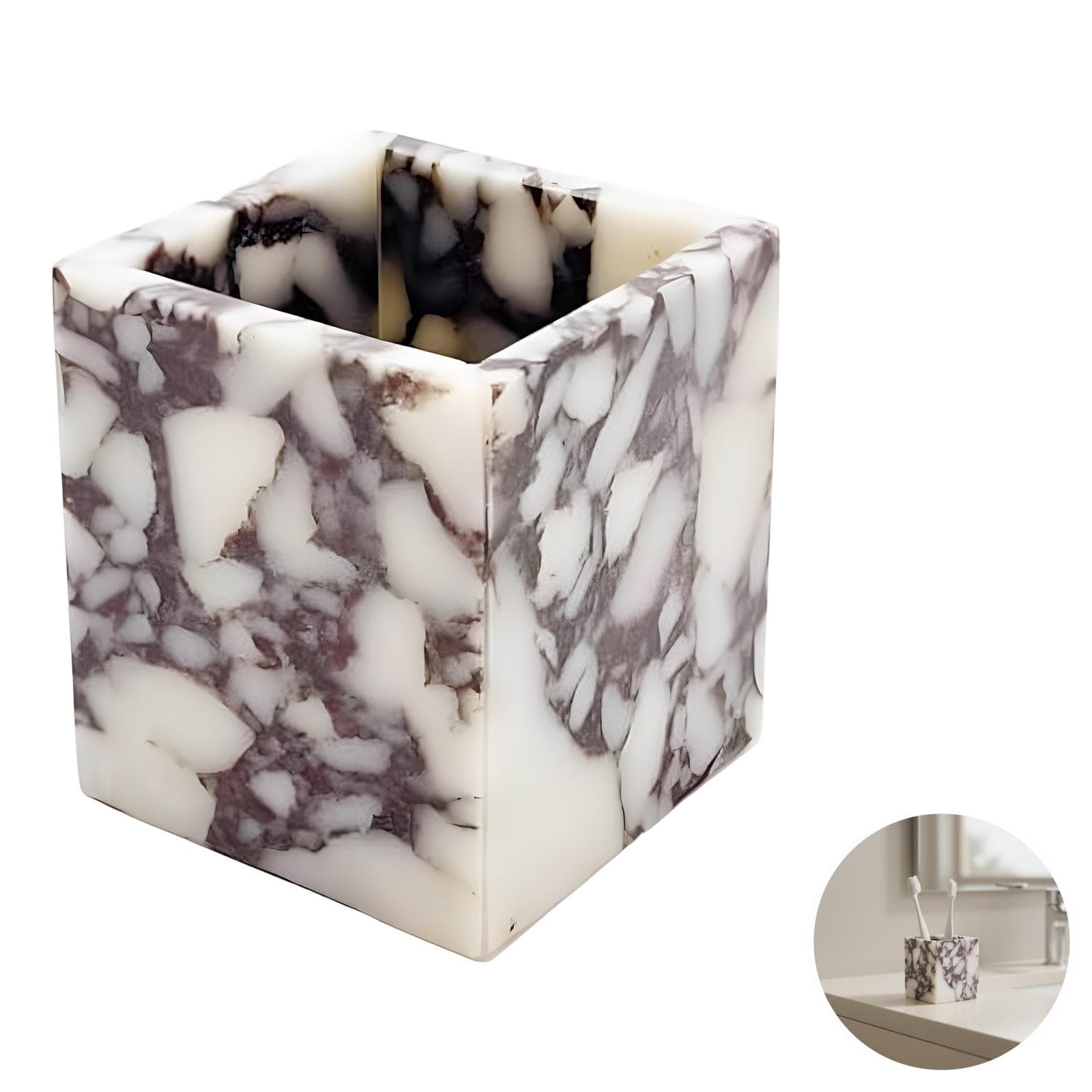 Natural Marble Multipurpose Holder