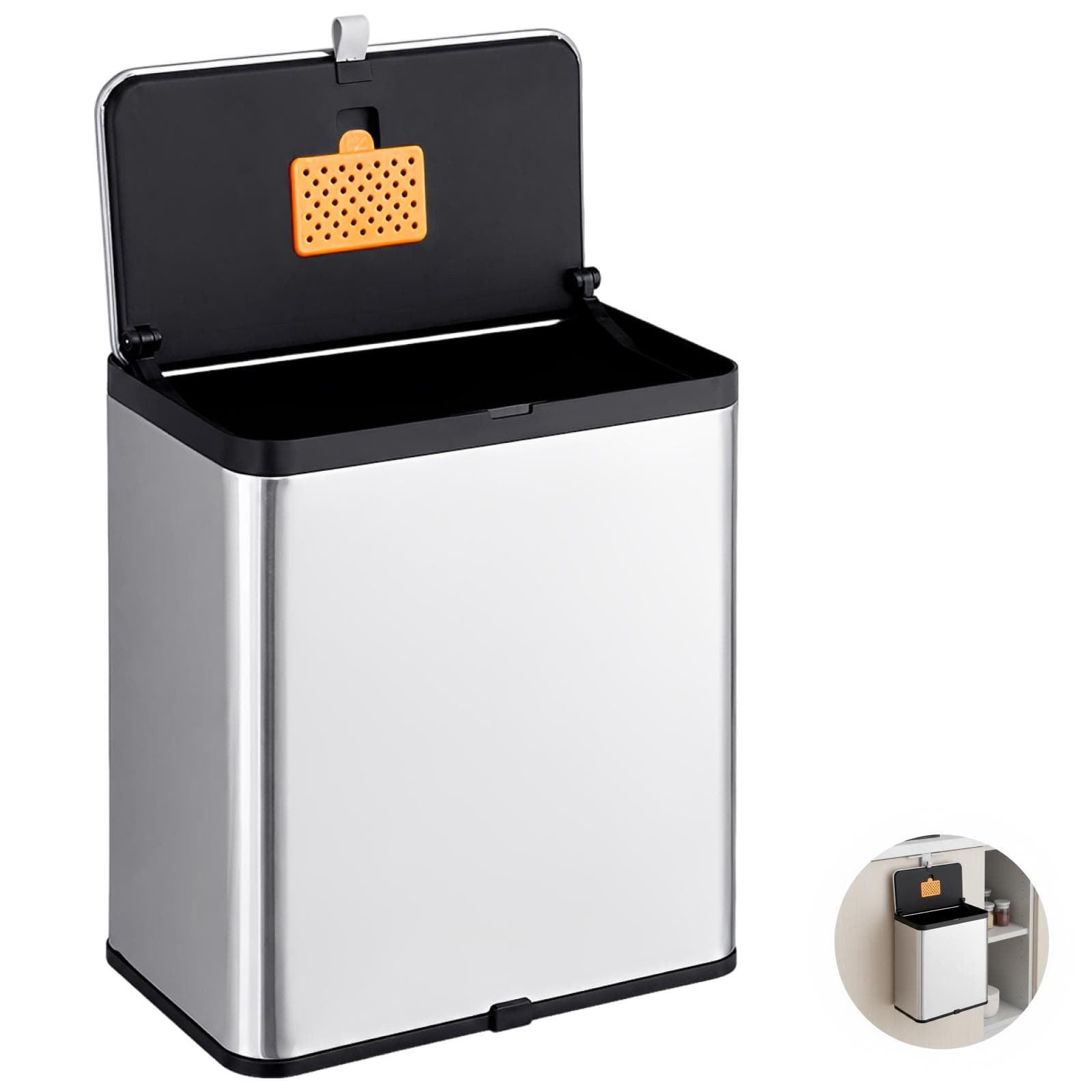 Stainless Steel Hanging Kitchen Trash Can