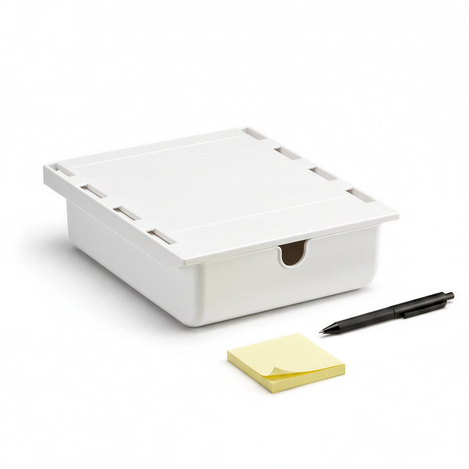 Hidden Under-Desk Drawer Organizer