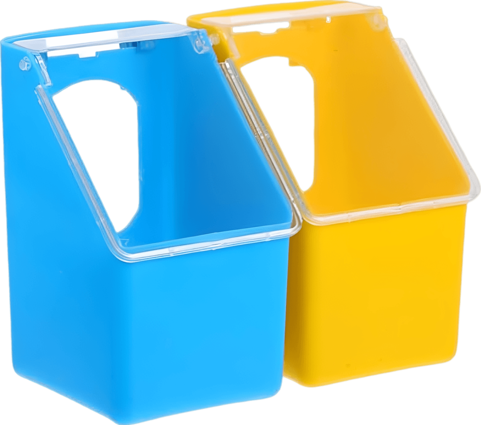 Hanging Bird Feeder Cage Food Container Set