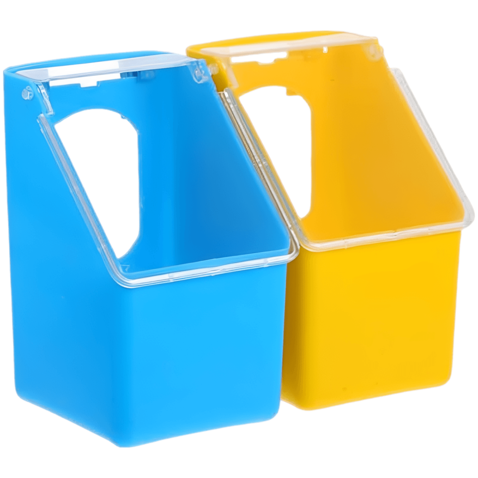 Hanging Bird Feeder Cage Food Container Set