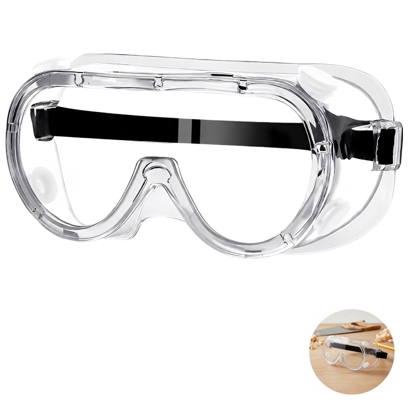High-Definition Anti-Fog Protective Safety Goggles