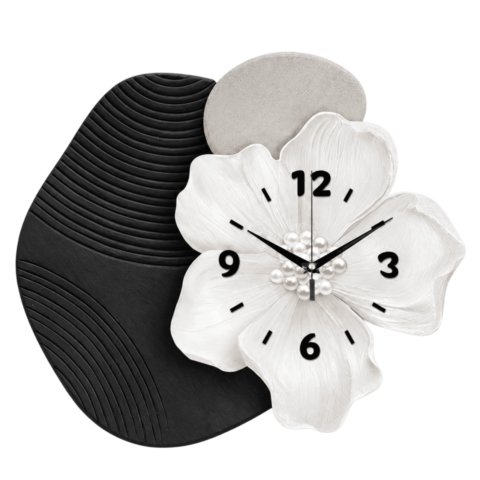 Creative Minimalist Floral Wall Clock