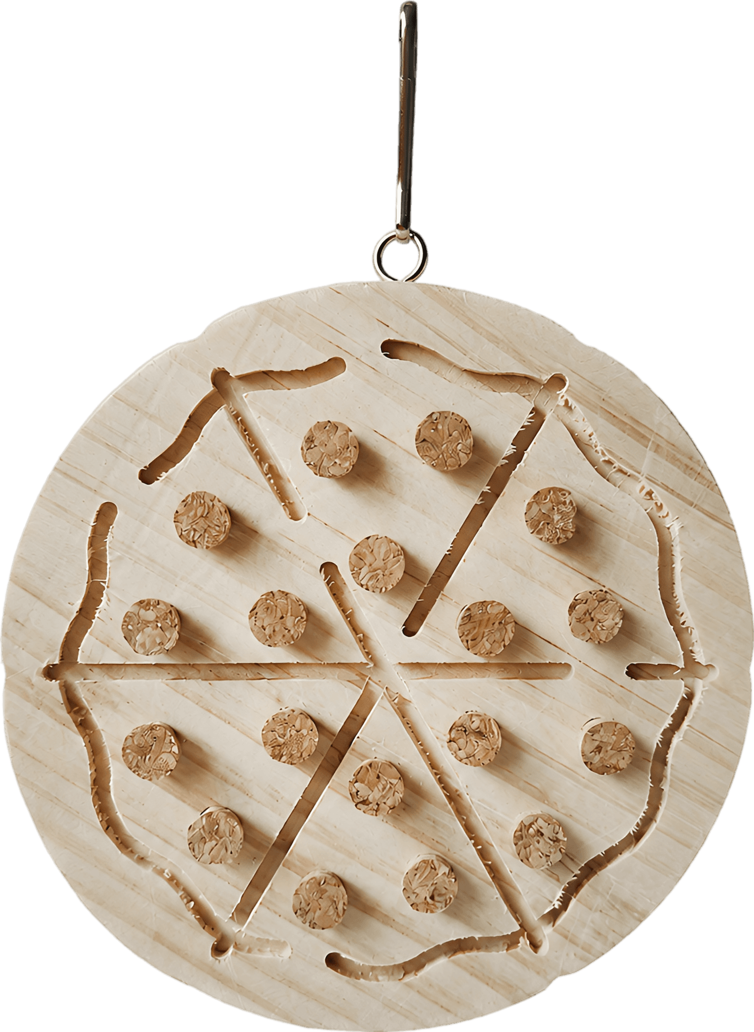 Natural Wooden Bird Foraging & Chew Toy