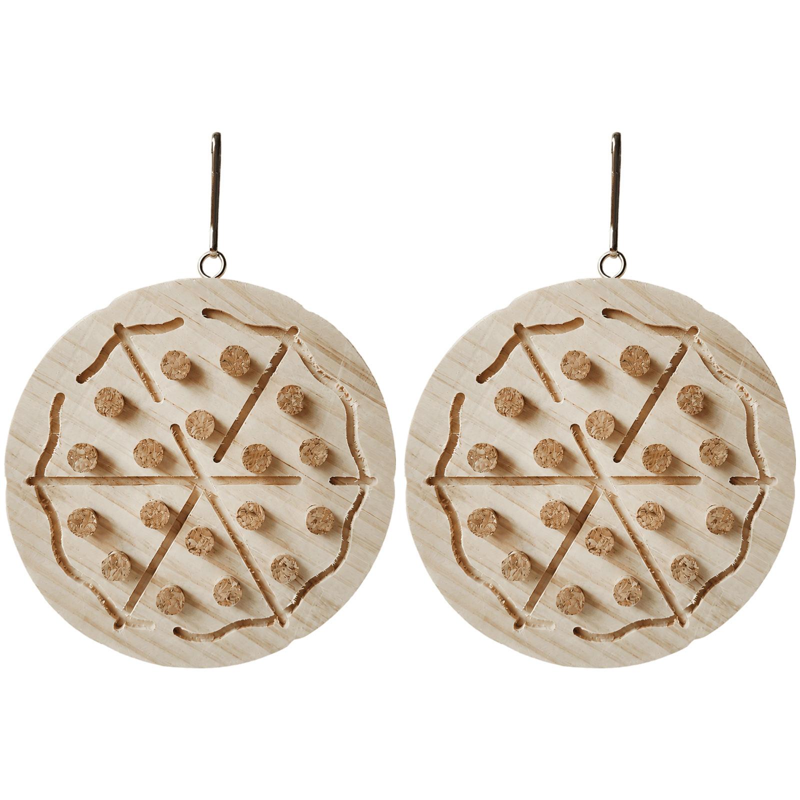 Natural Wooden Bird Foraging & Chew Toy