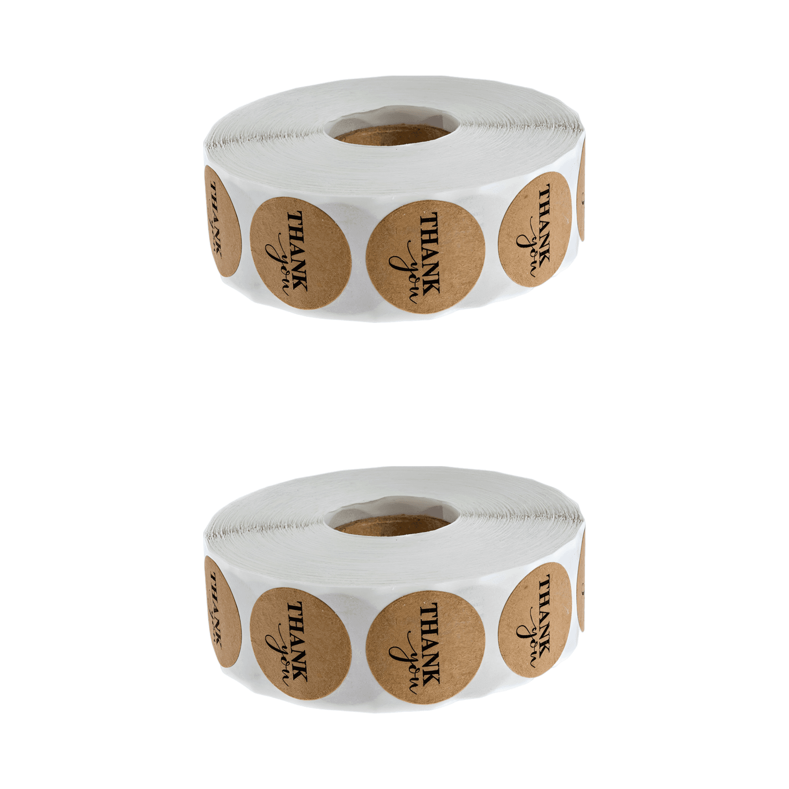 Rustic Kraft Thank You Stickers