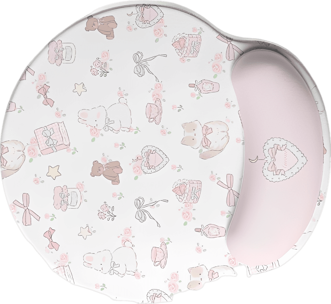 Kawaii Ergonomic Mouse Pad with Wrist Rest