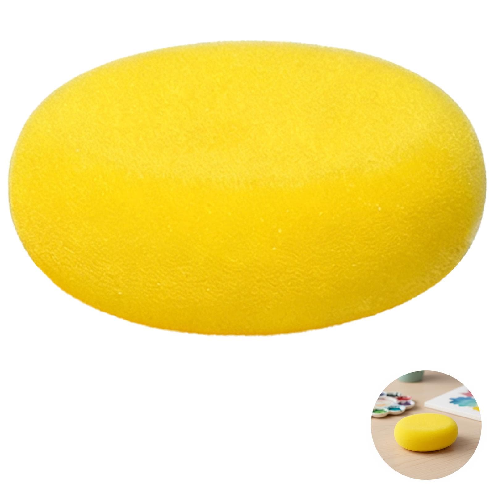 100-Piece Round Paint Sponges Set
