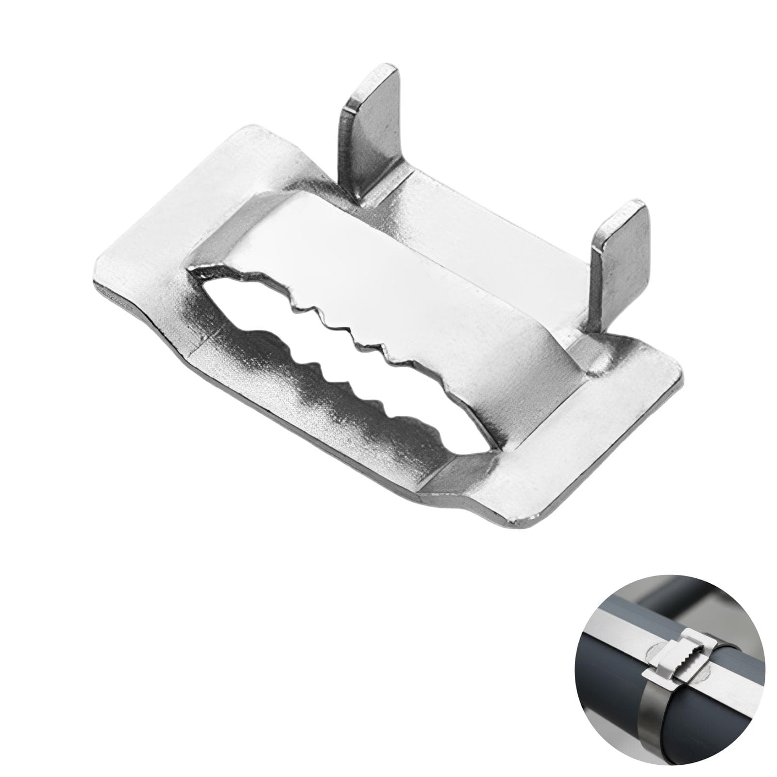 304 Stainless Steel Ear-Lokt Buckles
