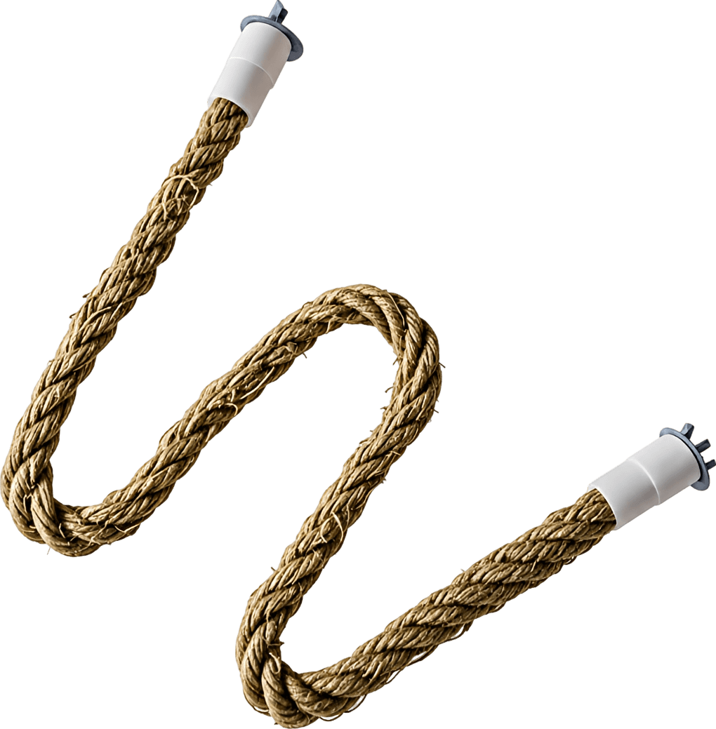 Flexible Jute Rope Bird Perch