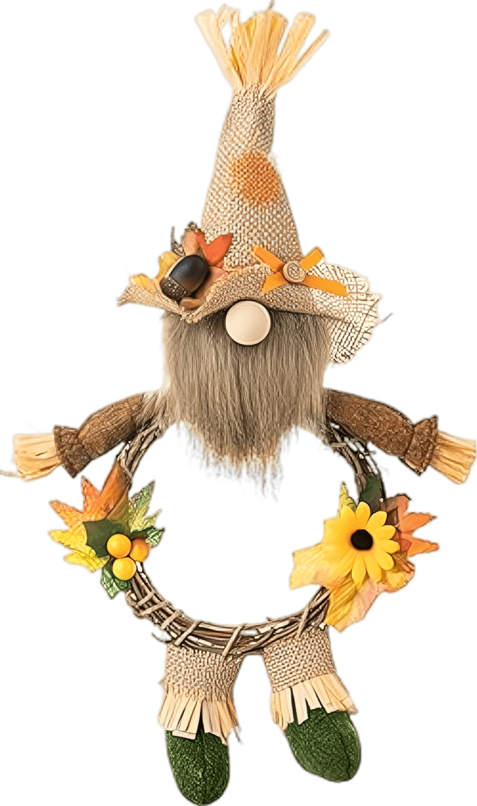 Harvest Gnome Fall Wreath