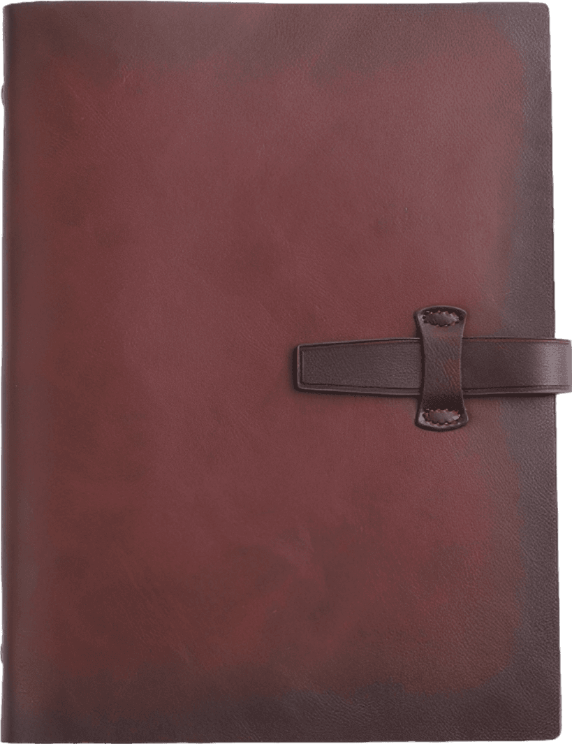 Refillable A5 Leather Binder Notebook