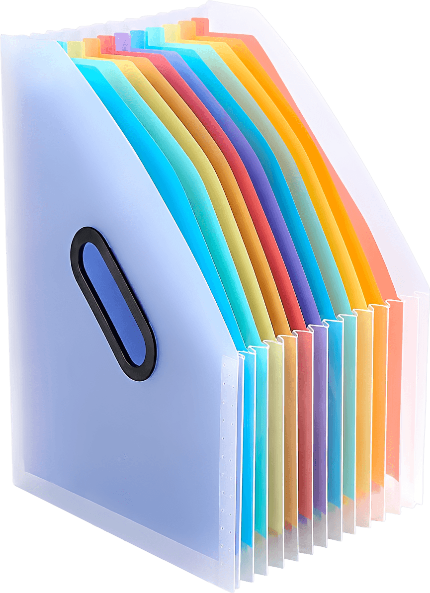 BeePop 13-Pocket Expanding File Folder (2 Pack)