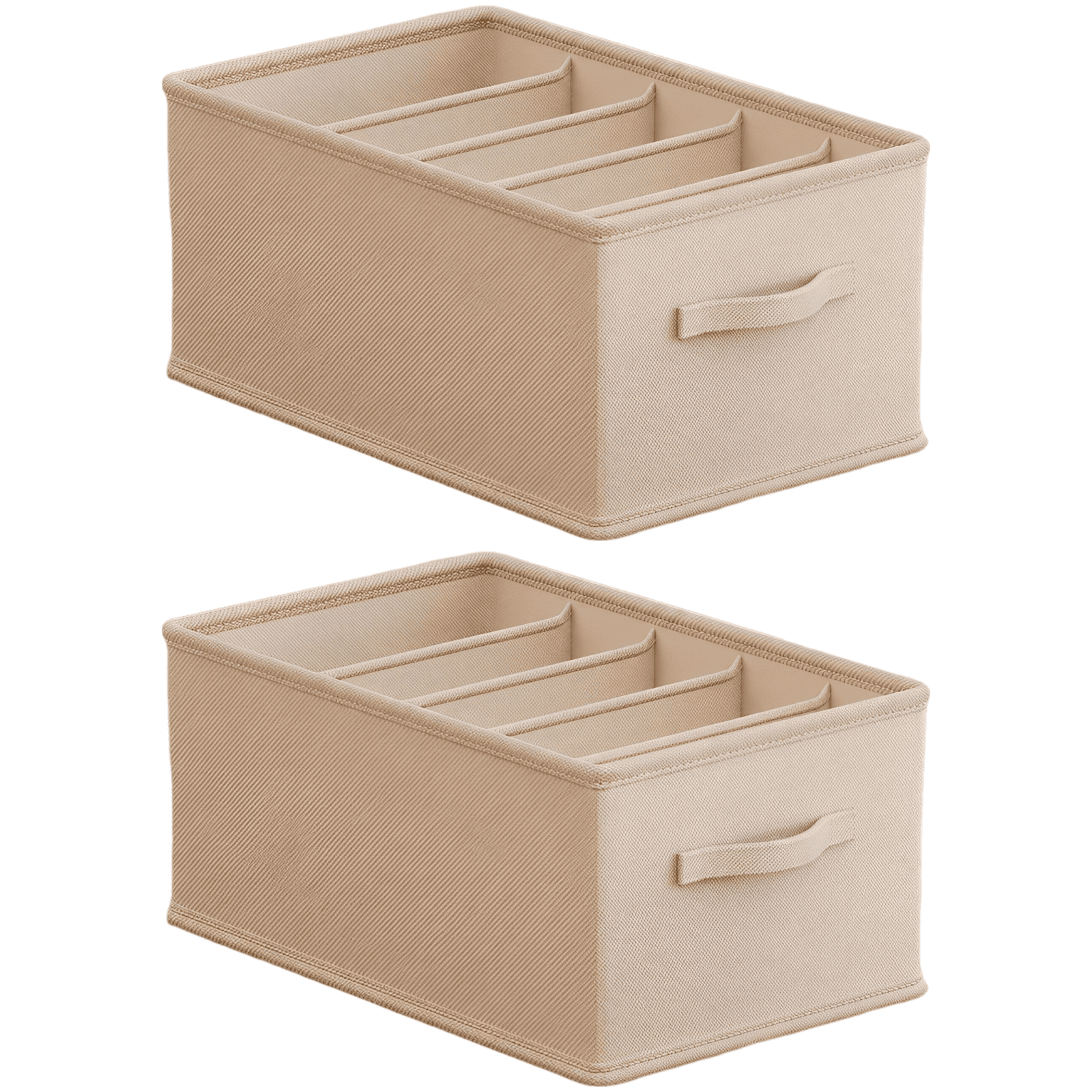 5-Compartment Clothes Organizing Bins