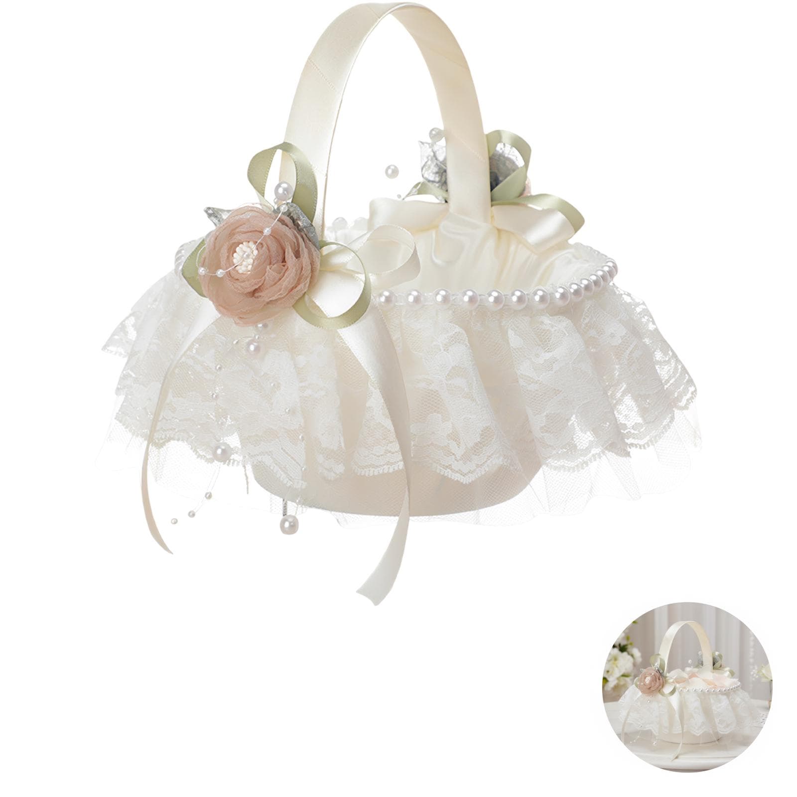 Elegant Wedding Flower Baskets