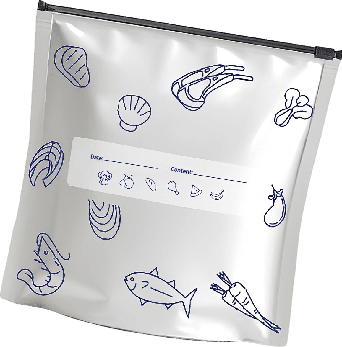 Reusable Aluminum Foil Food Storage Bags