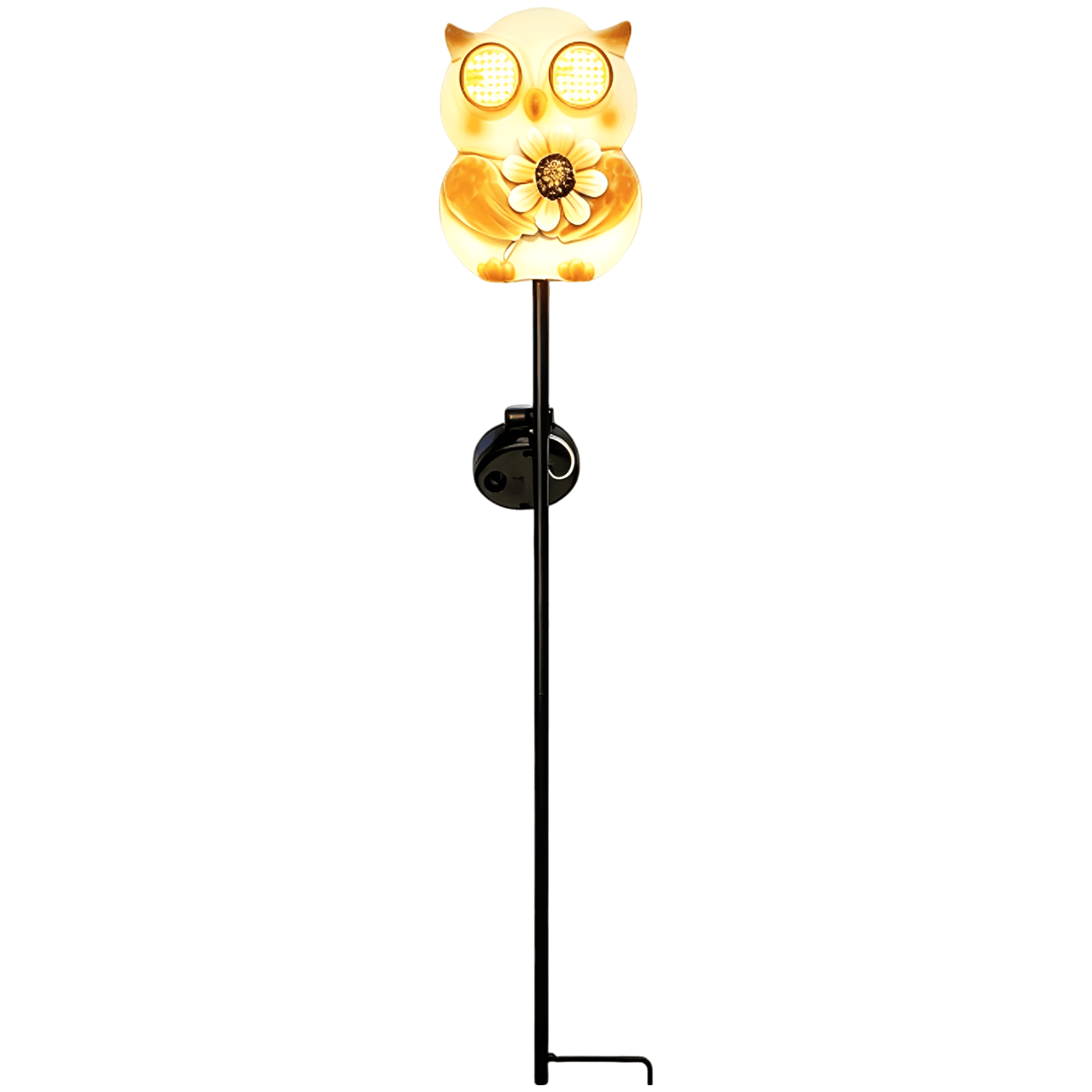 Metal Owl Solar Garden Stake Lights