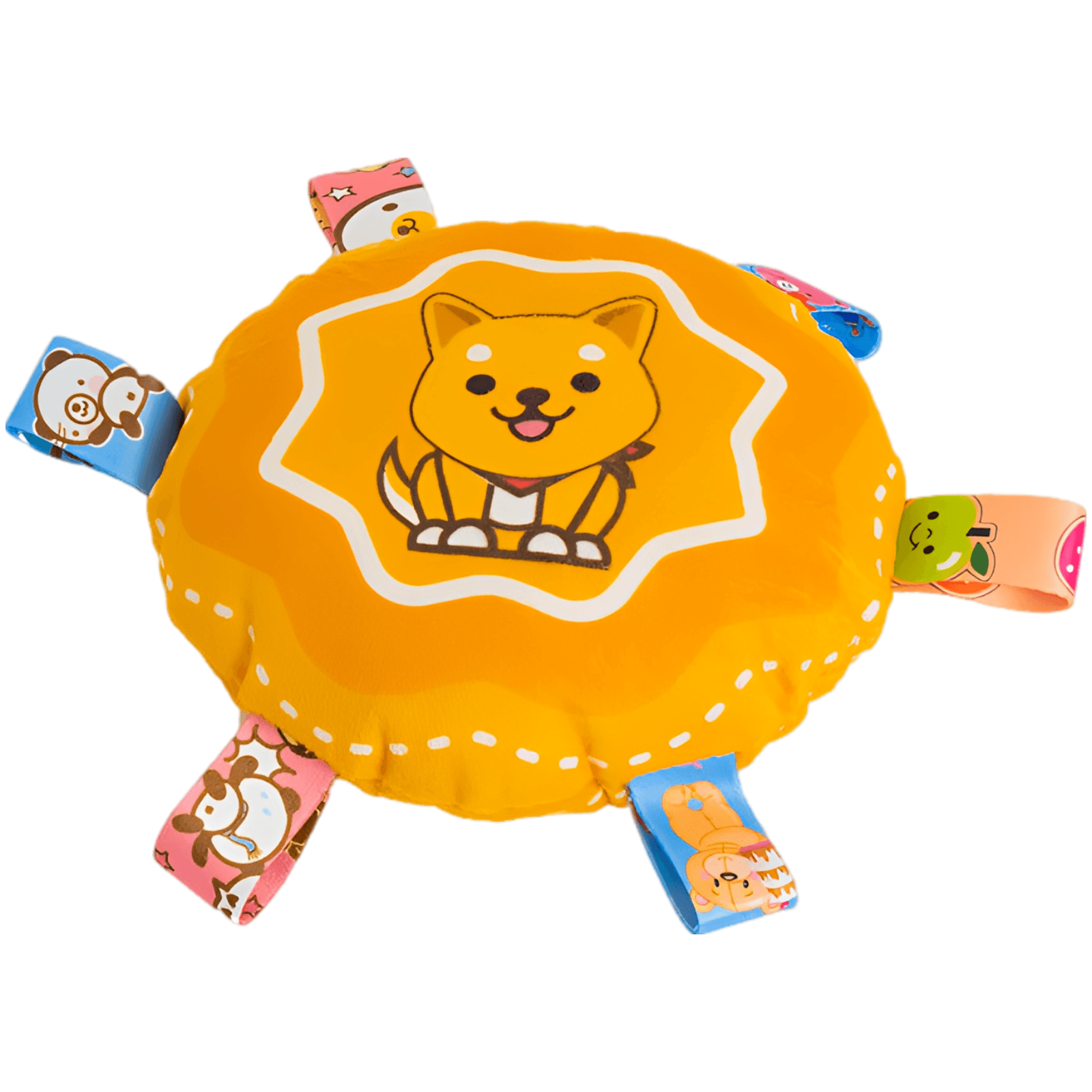Interactive Plush Flying Disc Dog Toy