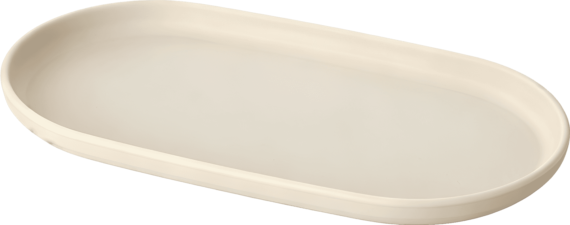 Minimalist Oval Vanity and Serving Tray Set